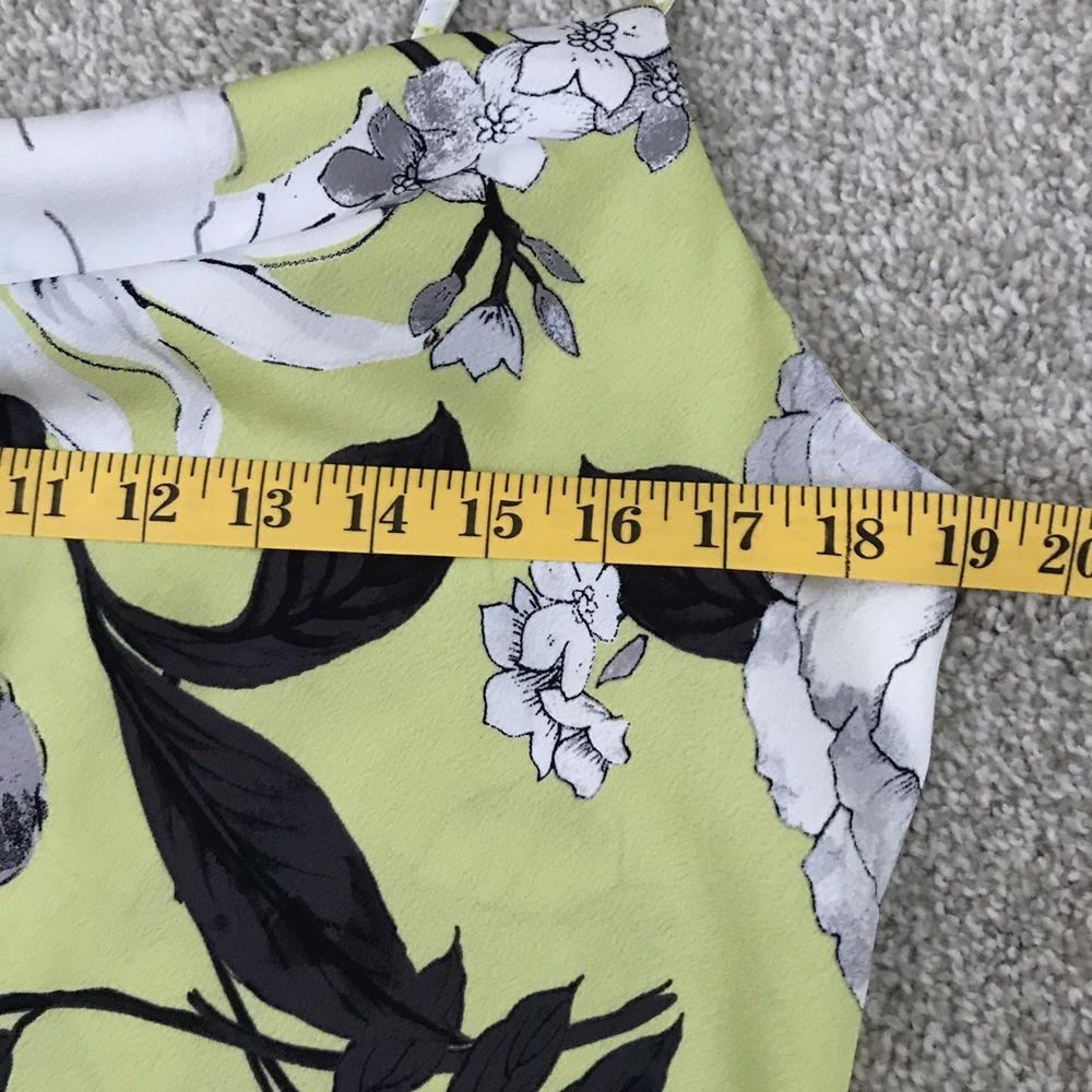 Sara Michelle Floral Maxi Slip Dress Large Satin Spaghetti Straps Feminine Boho - Picture 9 of 15